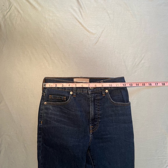 Everlane High Rise Skinny Ankle Jeans Dark Wash Size 24 Womens - Picture 4 of 4